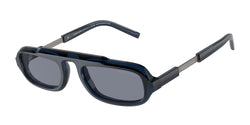 Trasparent Blue Frame | Blue Lens