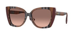 Check Brown / Bordeaux Frame | Pink Gradient Dark Brown Lens