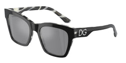 Black On Zebra Frame | Grey Mirror Black Lens