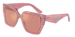 Fleur Pink Frame | Pink Dark Mirror Red Lens