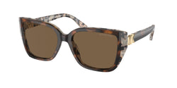 Bi Layer Dark / Cream Tortoise Frame | Brown Solid Lens