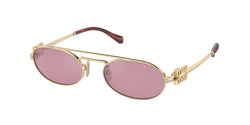 Pale Gold Frame | Dark Pink Silver Lens