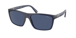 Shiny Transparent Navy Blue Frame | Dark Blue Lens