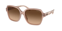 Shiny Opal Rose Beige Frame | Gradient Brown Lens