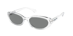 Shiny Crystal Frame | Light Grey Lens