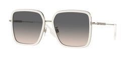 Ivory Frame | Light Brown Gradient Grey Lens