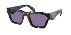 Tortoise Black Crystal Frame | Violet Mirror Internal Silver Lens