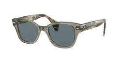 66353R Transparent Green Frame | Dark Blue Lens