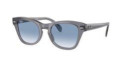 66413F Transparent Grey Frame | Blue Lens