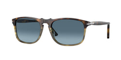 1158Q8 Tortoise Spotted Brown Frame | Azure Gradient Blue Lens