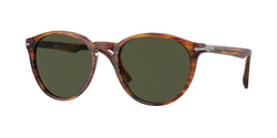 115731 Striped Brown Frame | Green Lens