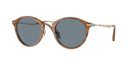 960/56 Striped Brown Frame | Light Blue Lens