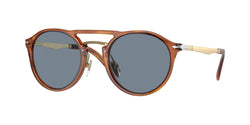 96/56 Terra DI Siena Frame | Light Blue Lens