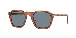 96/56 Terra DI Siena Frame | Light Blue Lens