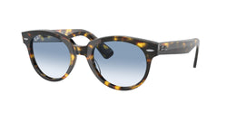 13323F Yellow Havana Frame | Light Blue Gradient Lens