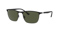 186/31 Matte Black ON Black Frame | Green Lens