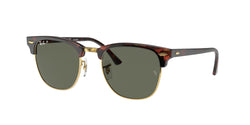 990/58 Red Havana Frame | Green Lens