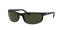 W1847 Black / Matte Black Frame | Green Classic G-15 Lens