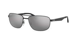 006/82 Matte Black Frame | grey mirror gradient silver Lens