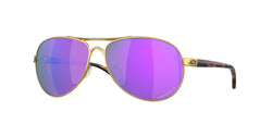 Satin Gold Frame | Prizm Violet Polarized Lens