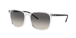 647711 Transparent Frame | Grey Gradient Lens