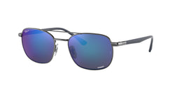 004/4L Gunmetal Frame | Grey/Blue Lens