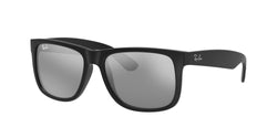 622/6G Rubber Black Frame | Silver Lens