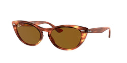 954/33 Striped Havana Frame | Brown Classic B-15 Lens