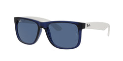 651180 Rubber Transparent Blue Frame | Dark Blue Lens