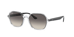 647711 Transparent Frame | Grey Gradient Lens