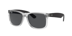 651287 Rubber Transparent Frame | Dark Grey Lens