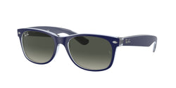 605371 Matte Blue ON Transparent Frame | Grey Gradient Lens