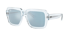 Transparent Light Blue Frame | Light Blue/Silver Lens