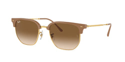 Beige On Gold Frame | Light Brown Lens