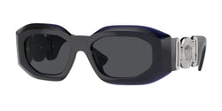 Transparent Blue Frame | Dark Grey Lens