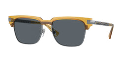 Transparent Yellow Frame | Dark Blue Lens