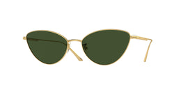 Gold Frame | Green Lens