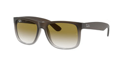 854/7Z Rubber Brown ON Grey Frame | Green Gradient Lens