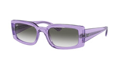 Transparent Violet Frame | Light Grey Lens