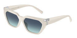 Ivory Frame | Azure Gradient Blue Lens