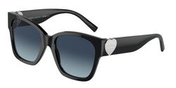 Black Frame | Azure Gradient Dark Blue Polar Lens