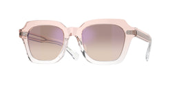 Light Silk / Crystal Gradient Frame | Soft Tan Gradient Mirror Lens