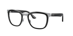 Black On Silver Frame | Clear/Green Lens