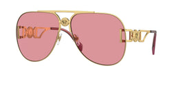 Gold Frame | Pink Mirror Internal Silver Lens