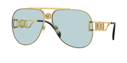 Gold Frame | Light Blue Lens