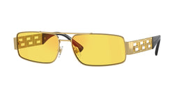 Gold Frame | Yellow Mirror Red Lens