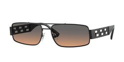 Matte Black Frame | Orange Gradient Light Grey Lens