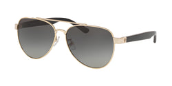 327111 Shiny Light Gold Metal Frame | light grey gradient Lens