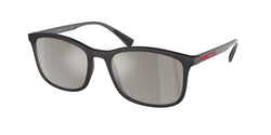 DG02B0 Black Rubber Frame | Light Grey Mirror Silver Lens