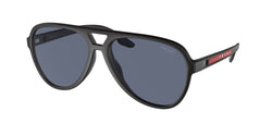 DG009R Black Rubber Frame | Blue Lens